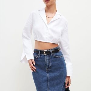 Reformation Nicolas Linen Top